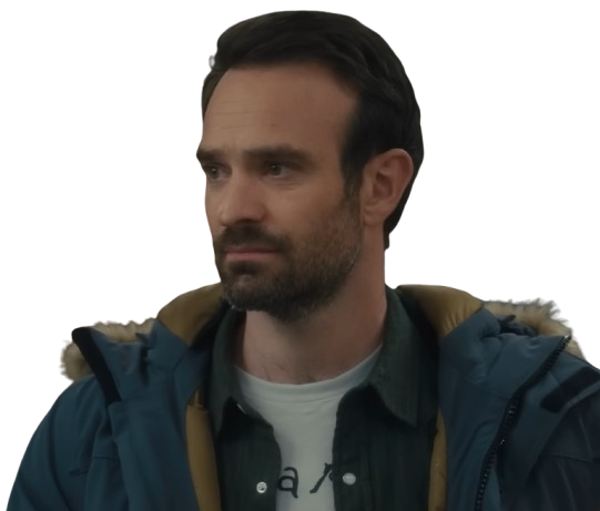 Merv Charlie Cox Blue Parka Jacket - Image 2